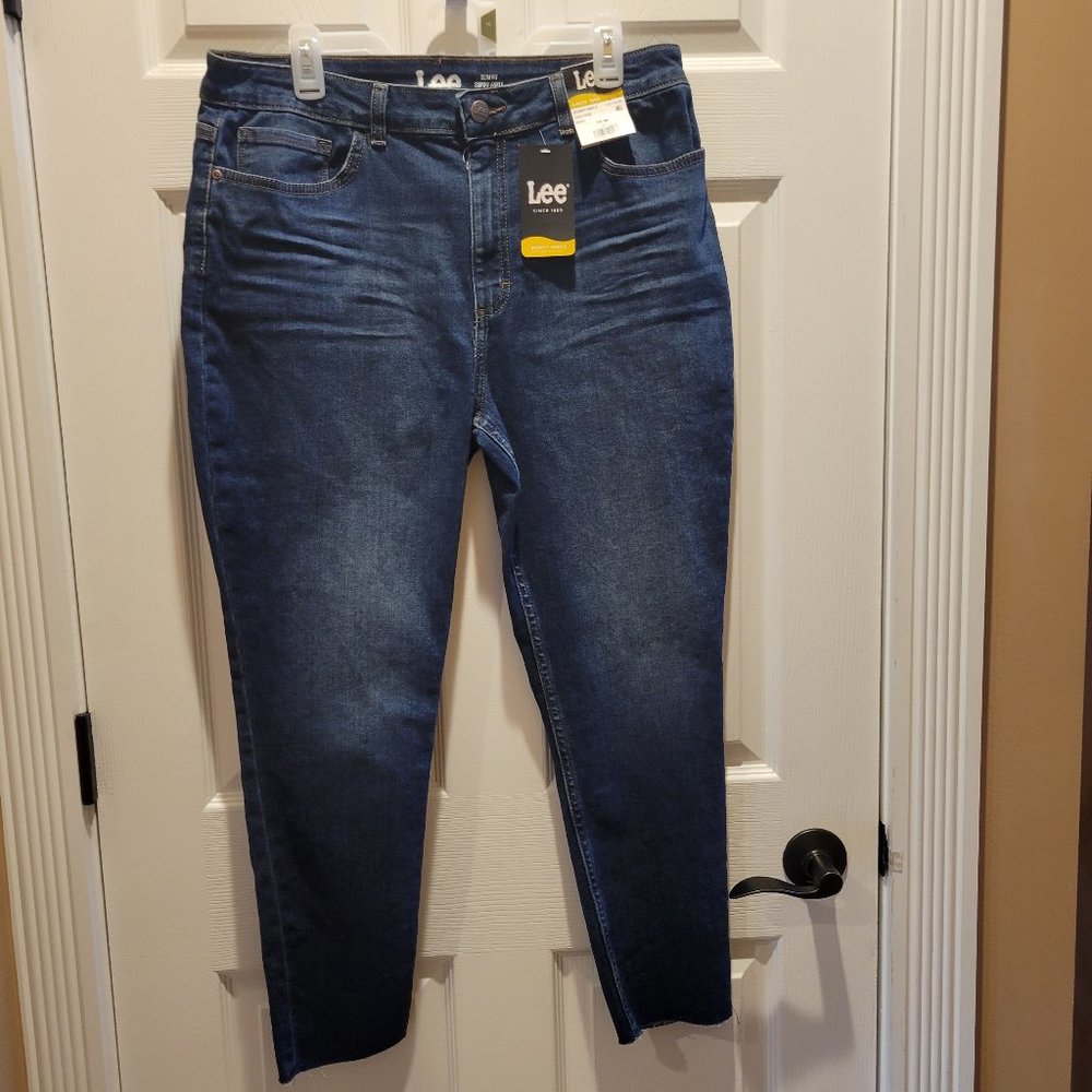 Women's Lee Heritage Slim Fit Skinny Ankle Jeans 16M New